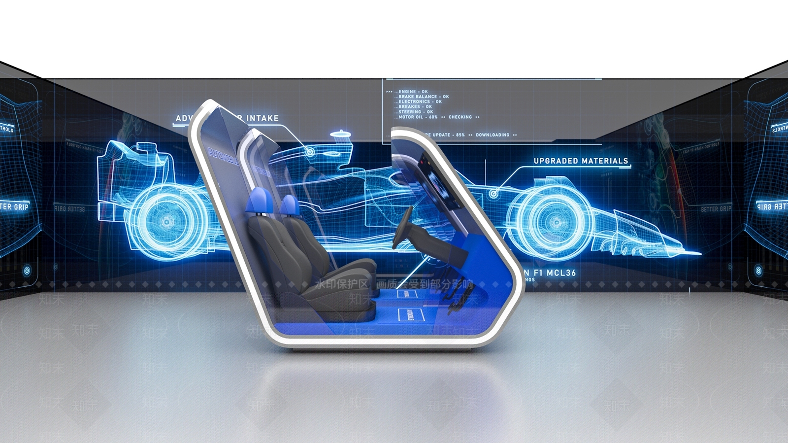 VR体验装置3D模型下载【ID:1124388550】