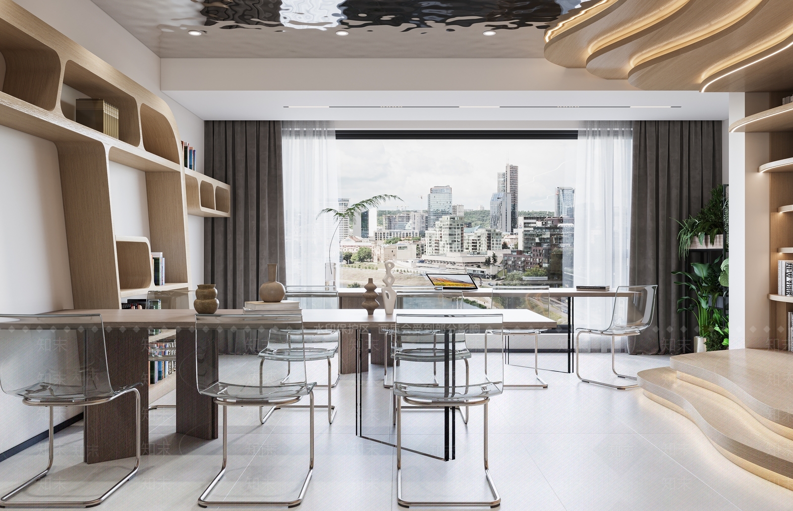现代书店3D模型下载【ID:1124397753】