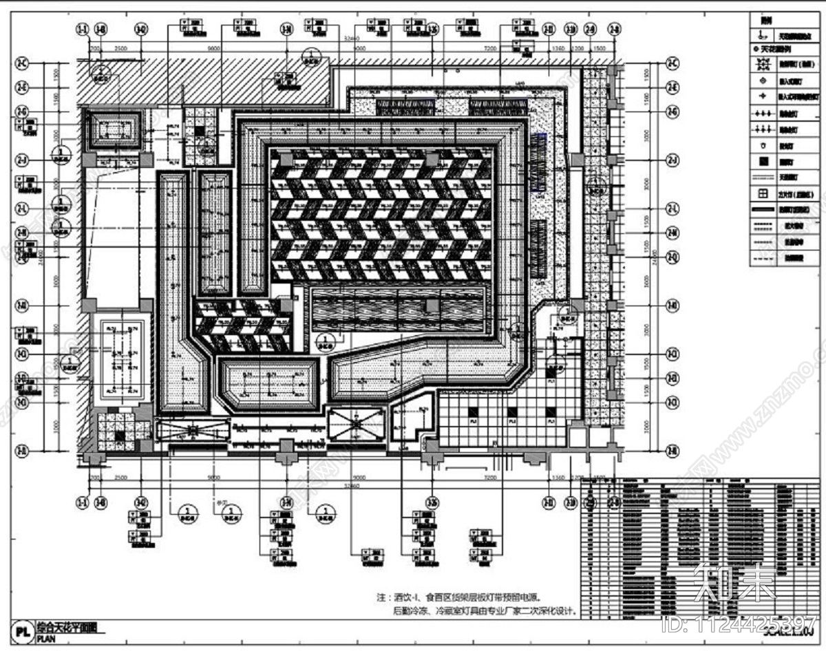 INN超市CADcad施工图下载【ID:1124425397】