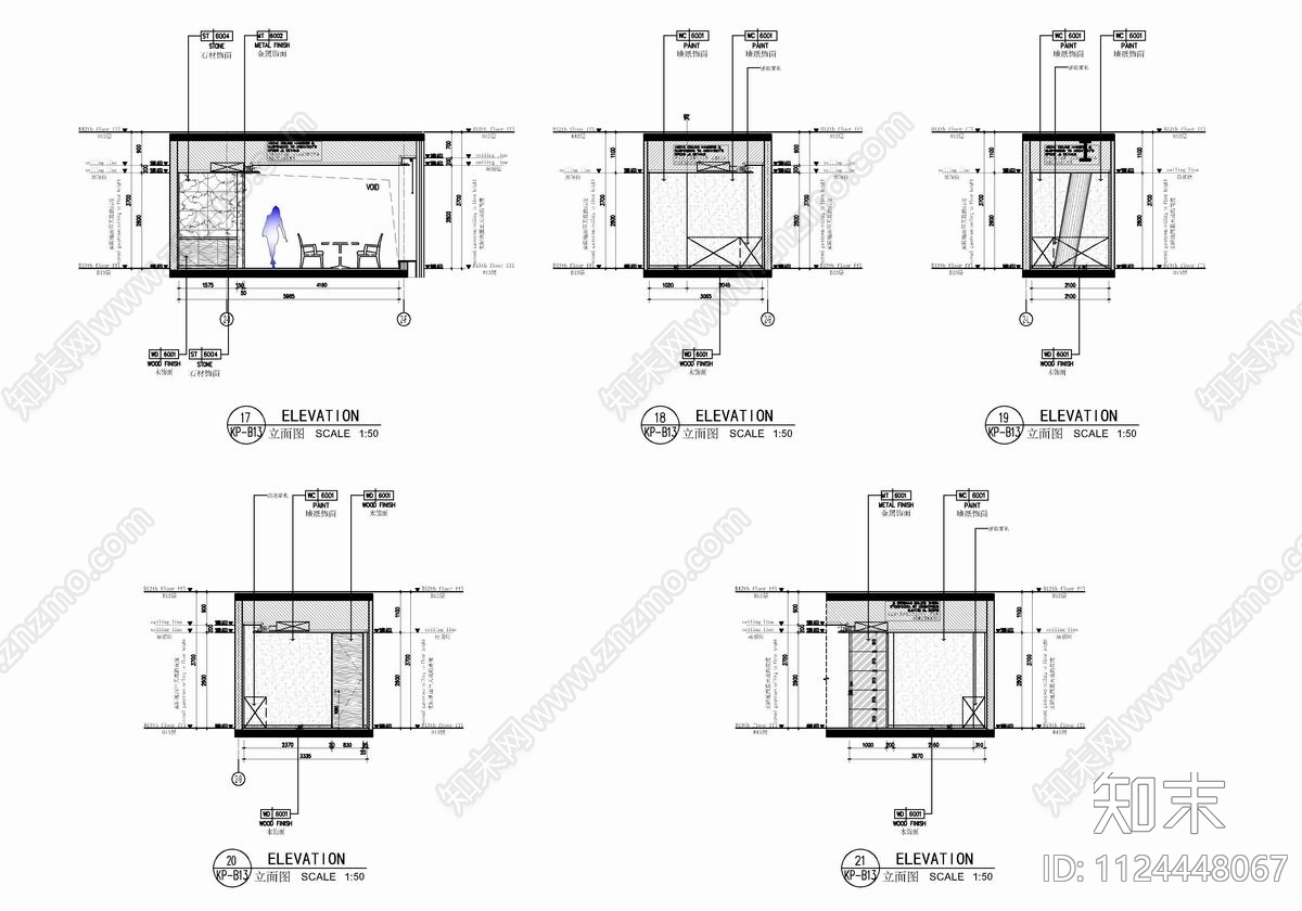 280㎡行政酒廊酒馆CAD施工图cad施工图下载【ID:1124448067】