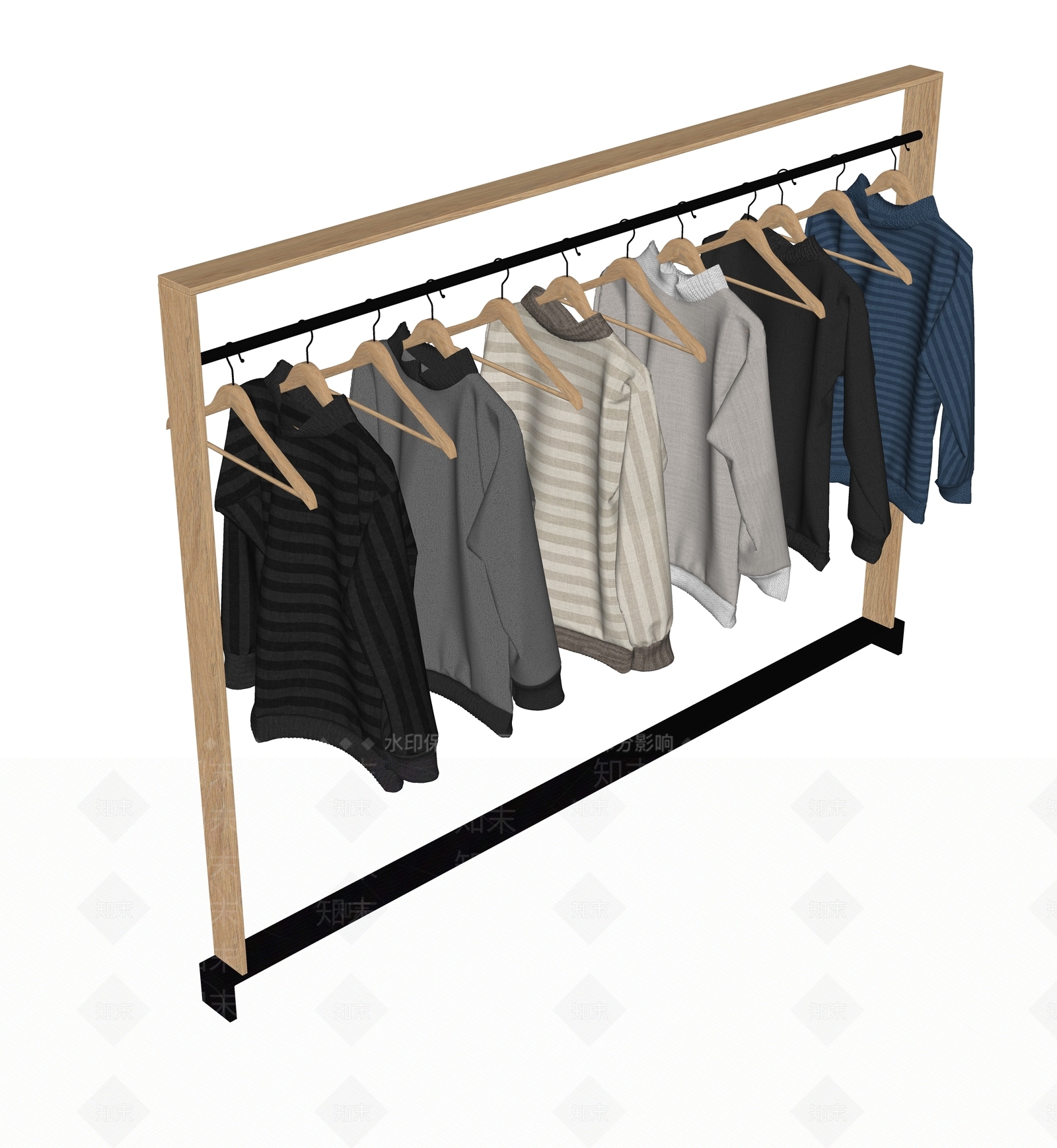 服装SU模型下载【ID:1124454912】