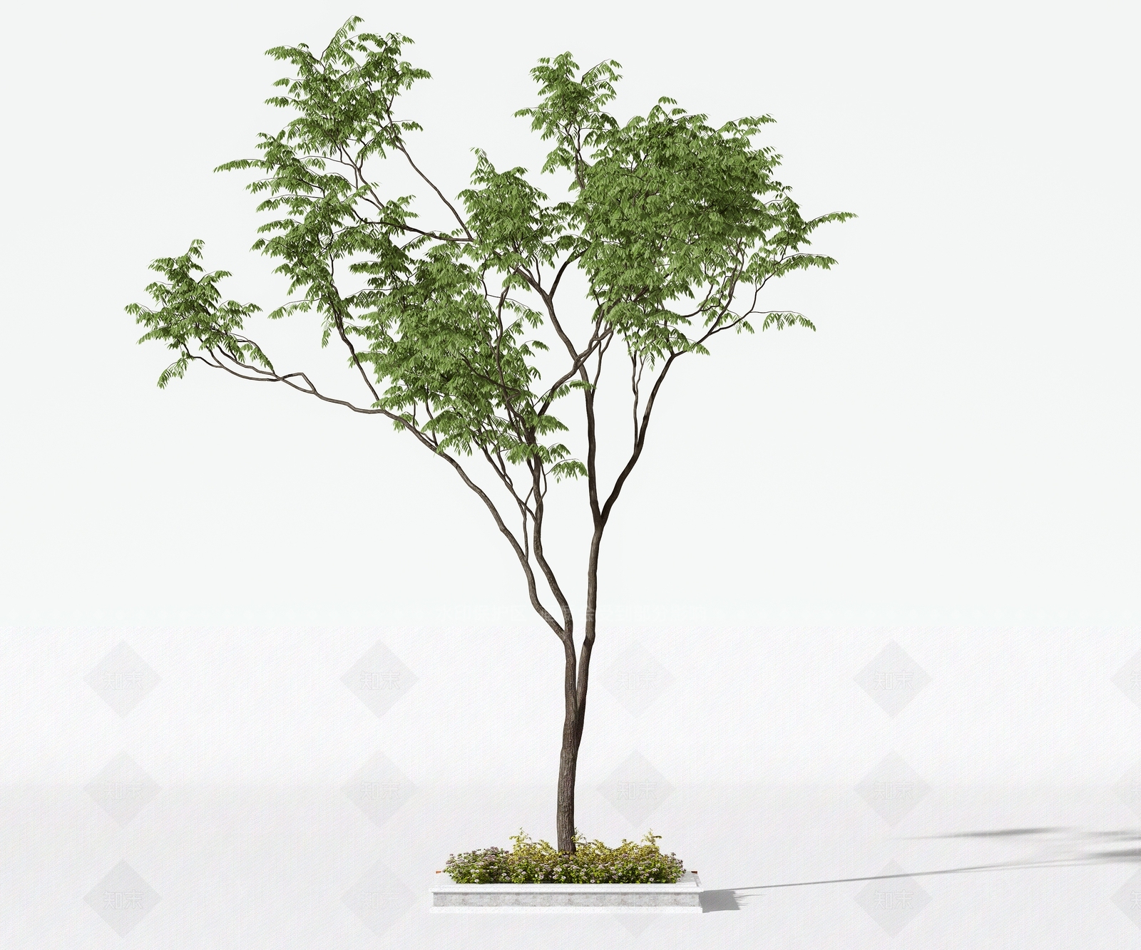 现代树池3D模型下载【ID:1124458080】