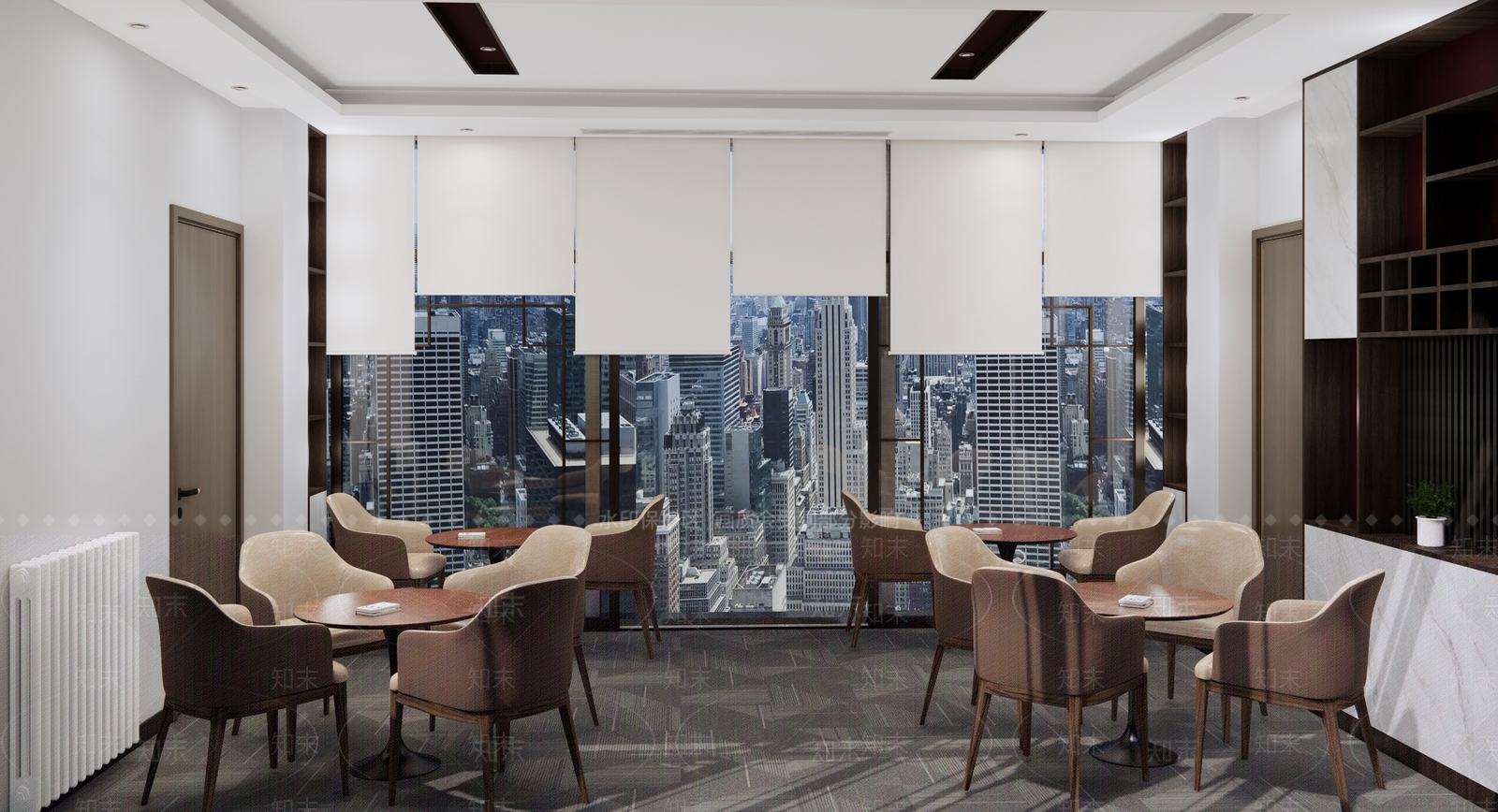 现代休息区SU模型下载【ID:1124870575】
