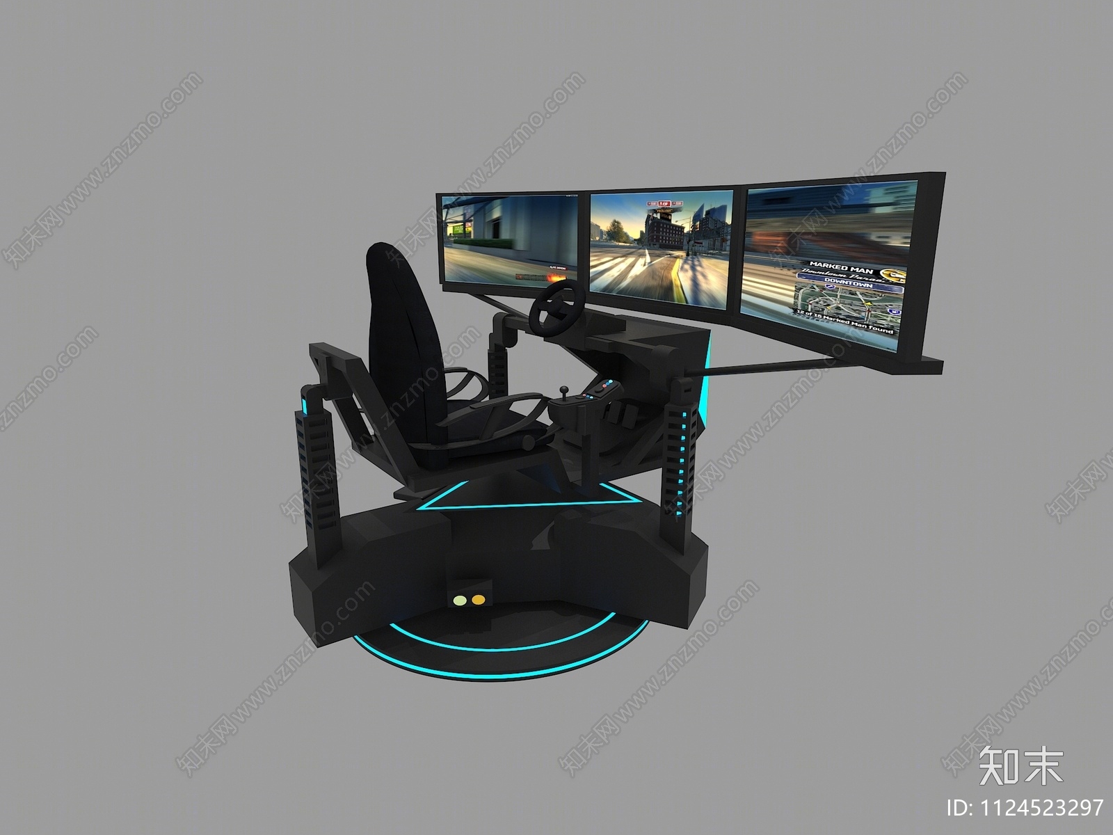 VR游戏器材3D模型下载【ID:1124523297】