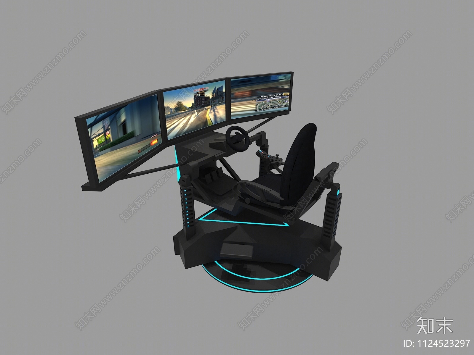 VR游戏器材3D模型下载【ID:1124523297】