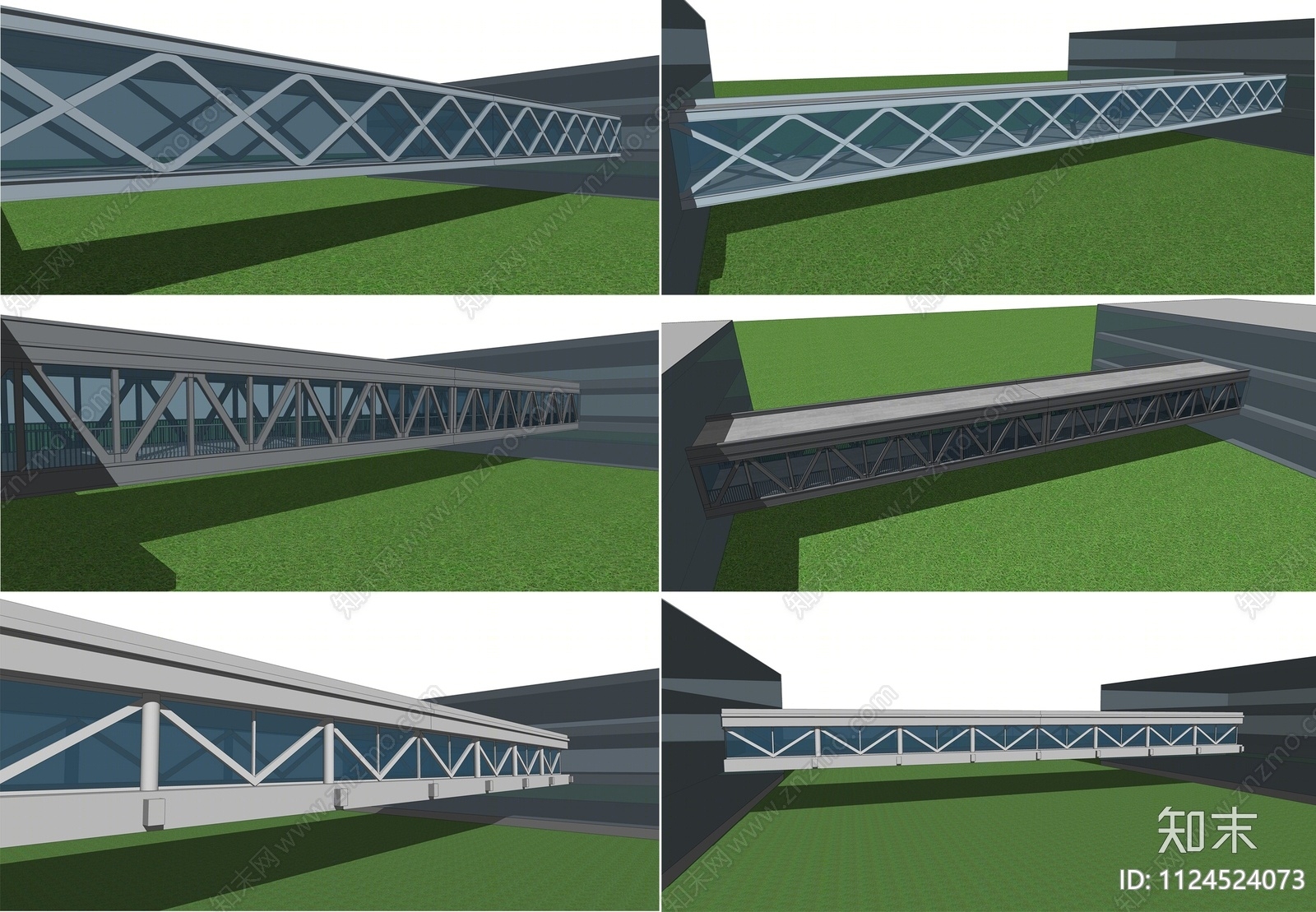 现代天桥SU模型下载【ID:1124524073】