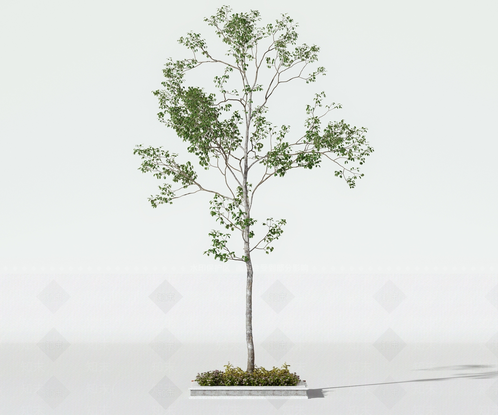 现代树池3D模型下载【ID:1124575853】