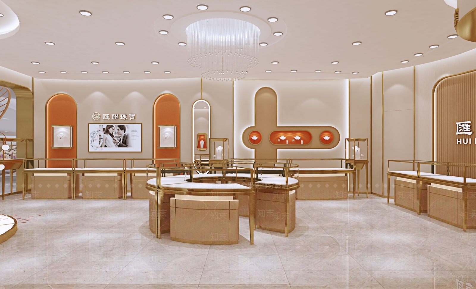 现代珠宝店3D模型下载【ID:1124581791】