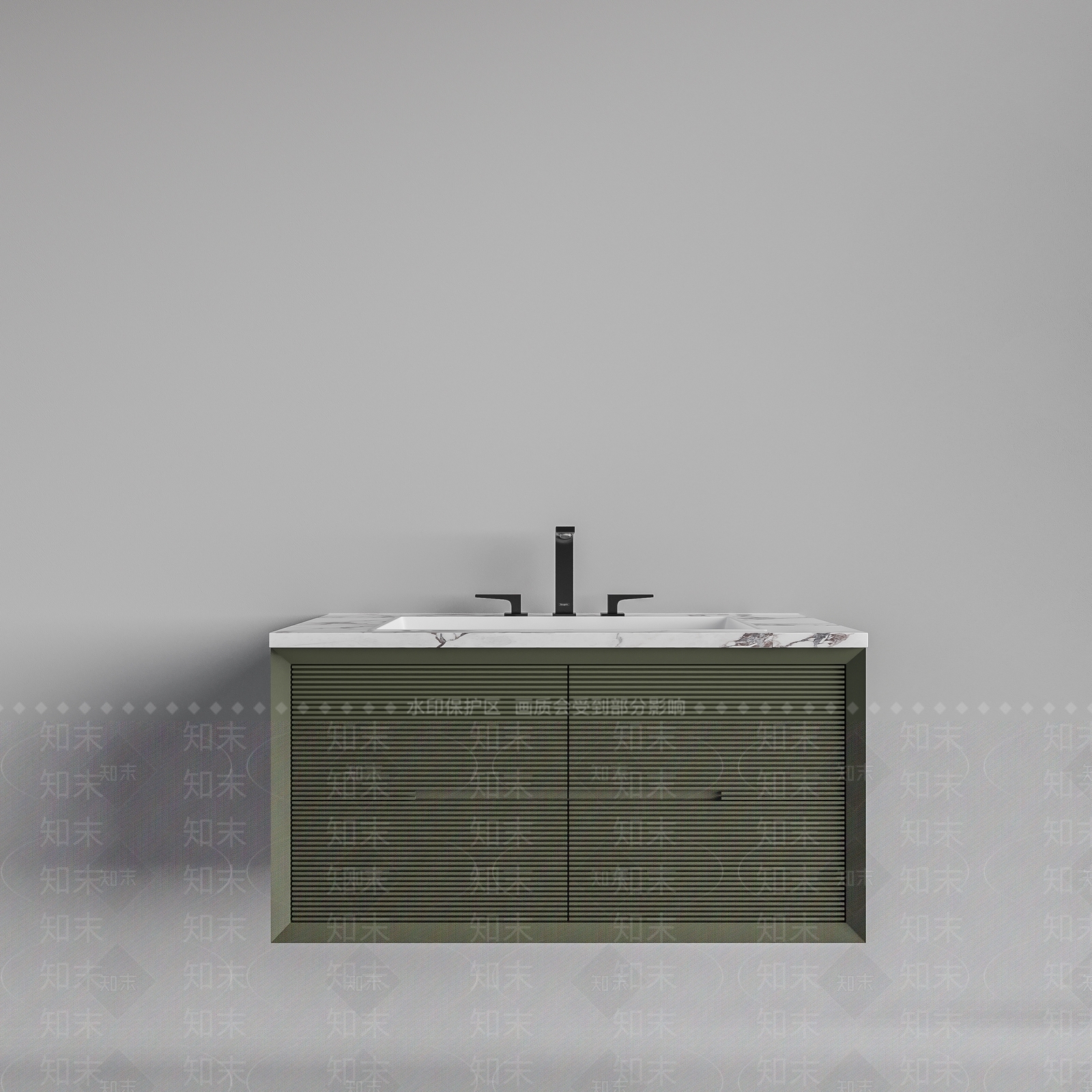现代浴室柜3D模型下载【ID:1124617889】