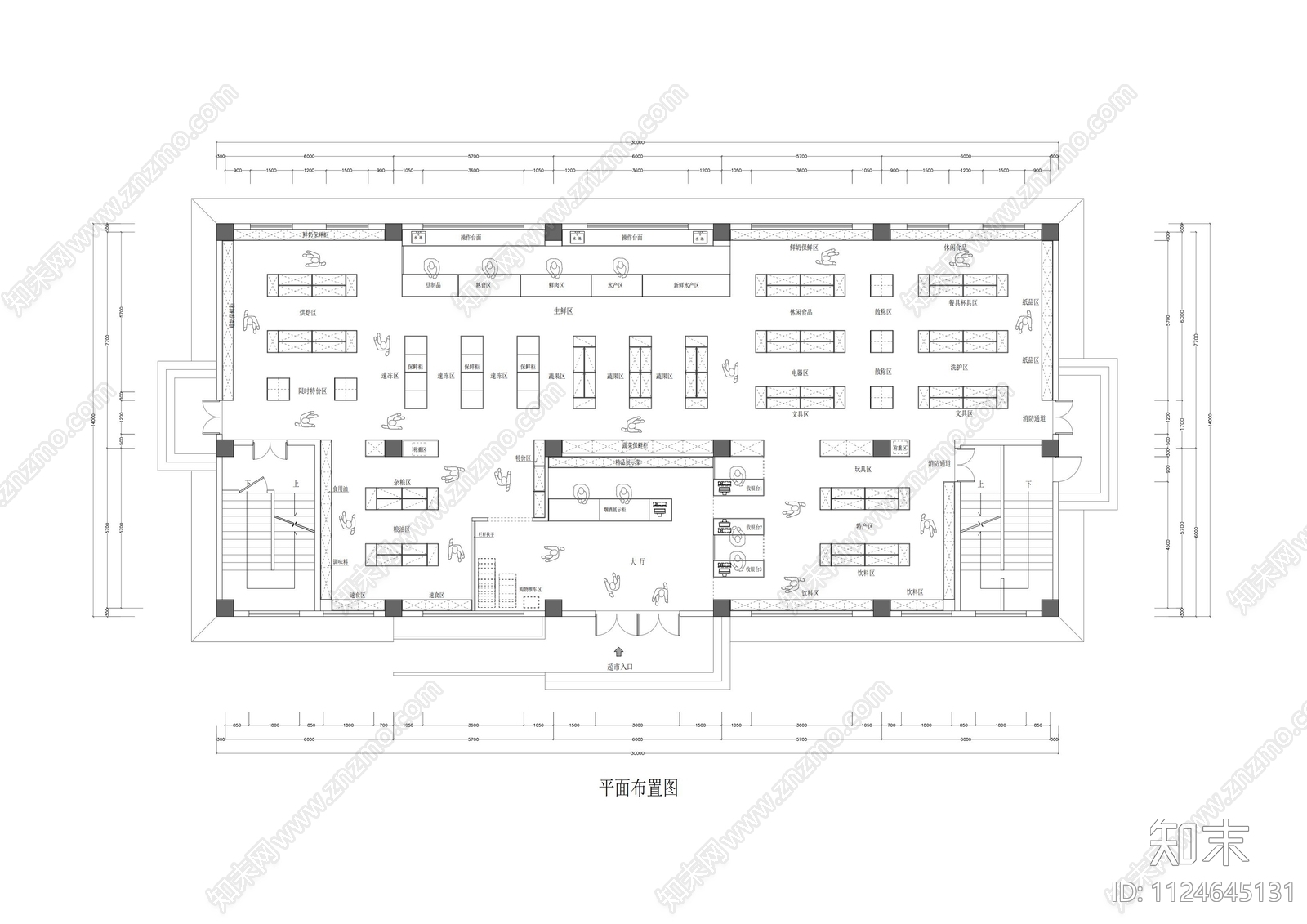 420m²cad施工图下载【ID:1124645131】