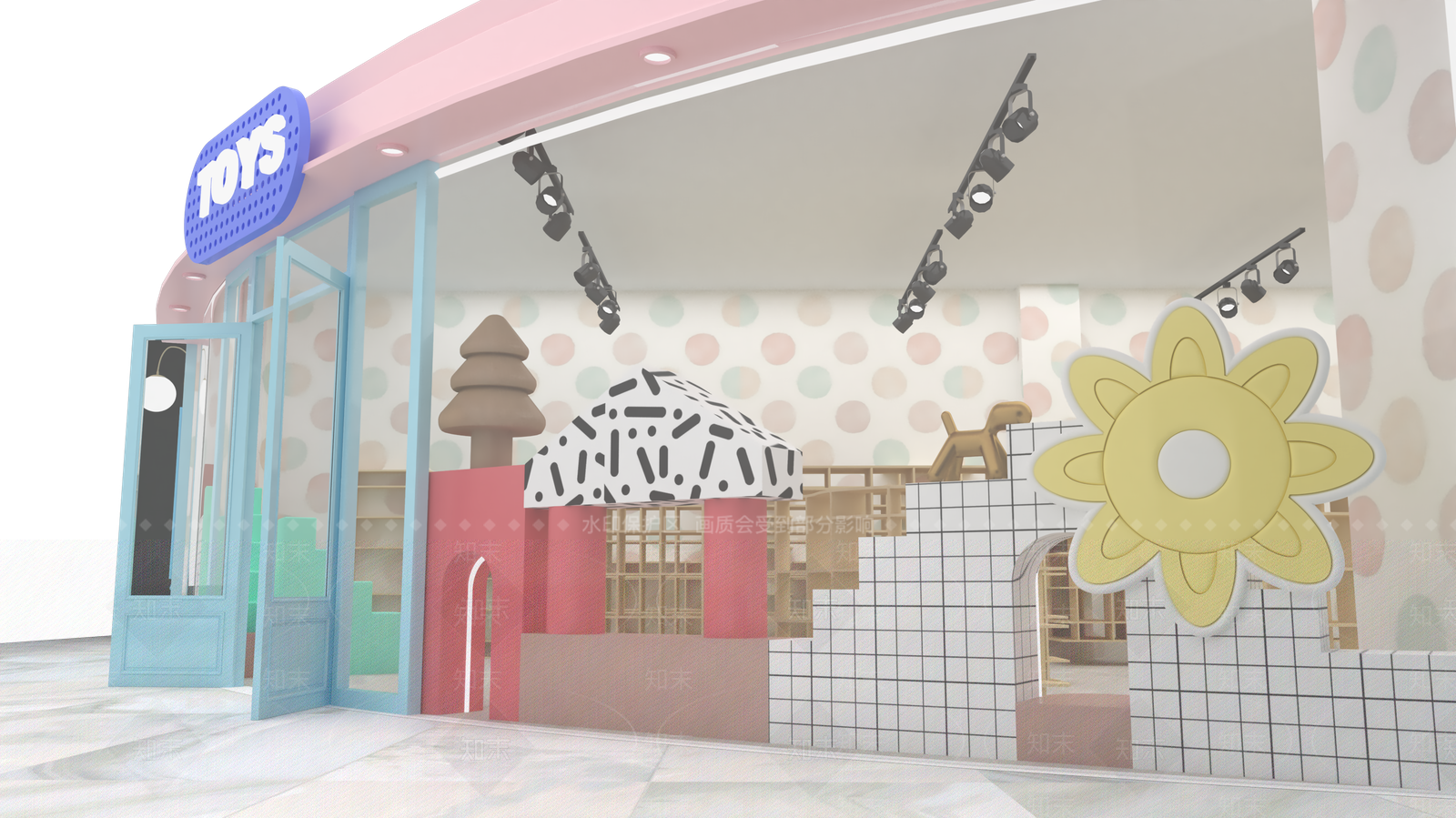 现代玩具店铺SU模型下载【ID:1124869697】