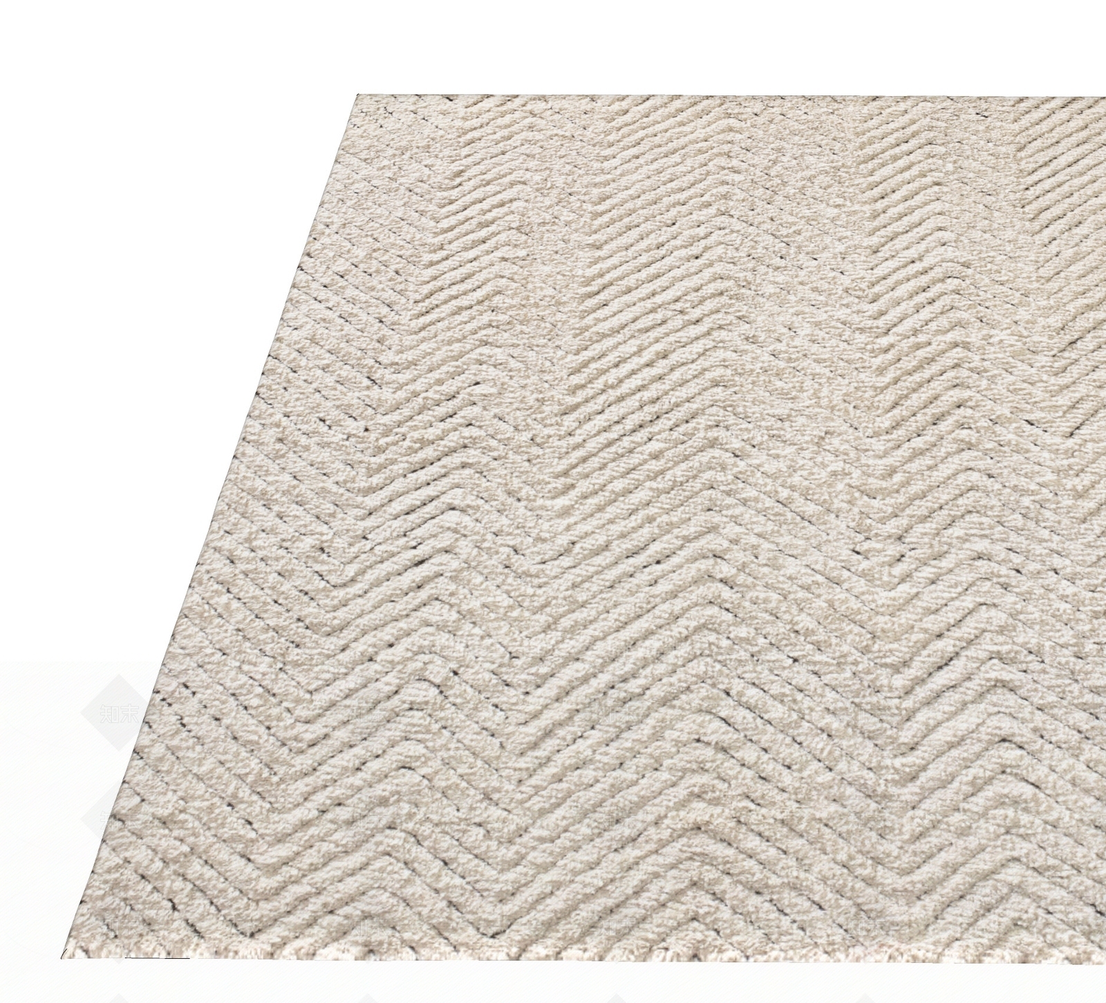 现代羊毛绒地毯SU模型下载【ID:1125032039】