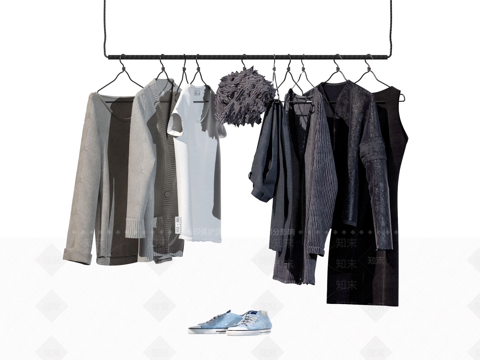 服装SU模型下载【ID:1124660686】