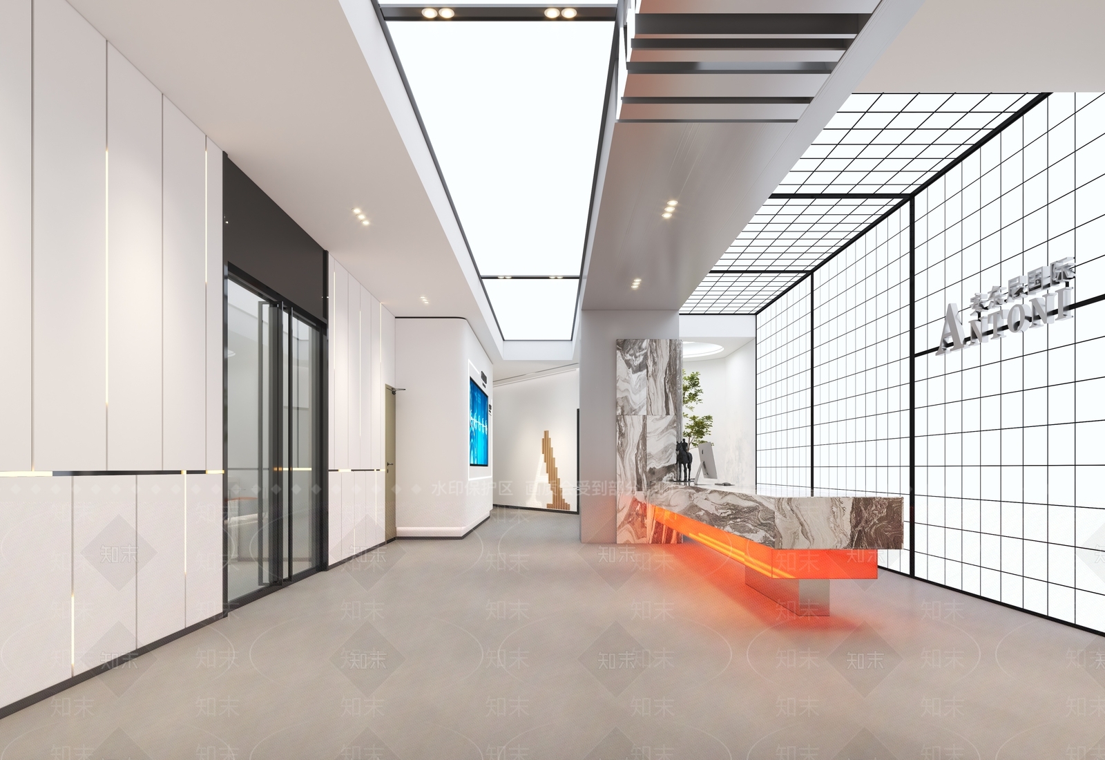 现代休息区3D模型下载【ID:1221736900】