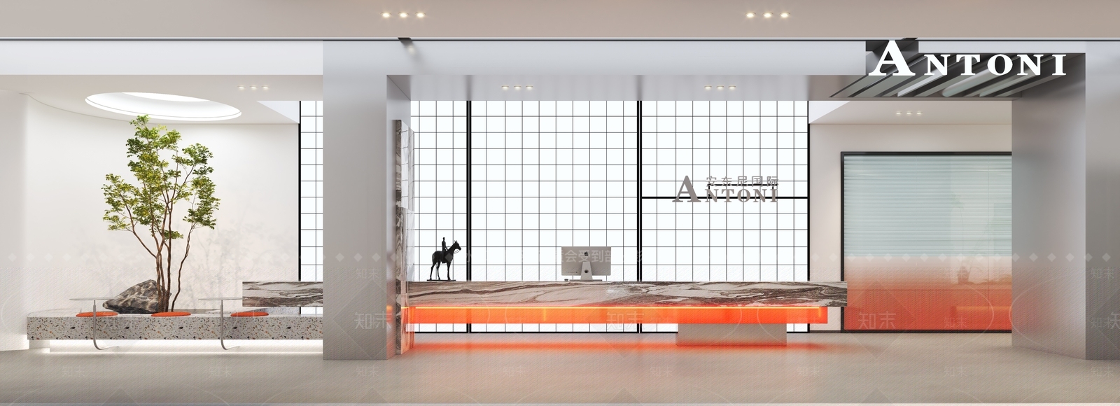 现代休息区3D模型下载【ID:1221736900】