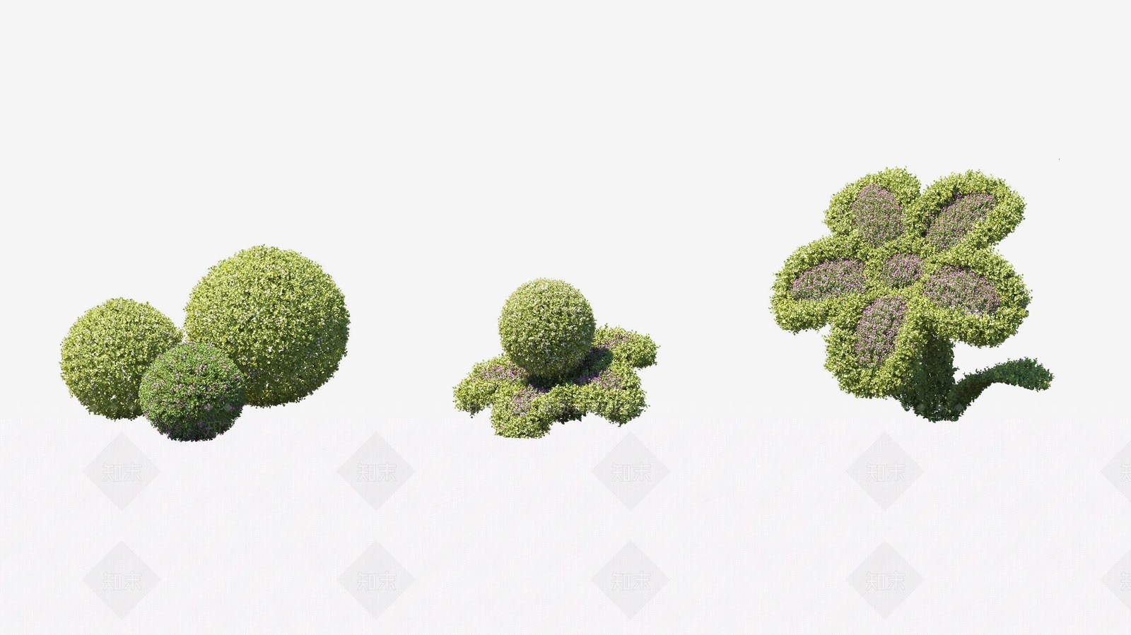 灌木球3D模型下载【ID:1124692947】