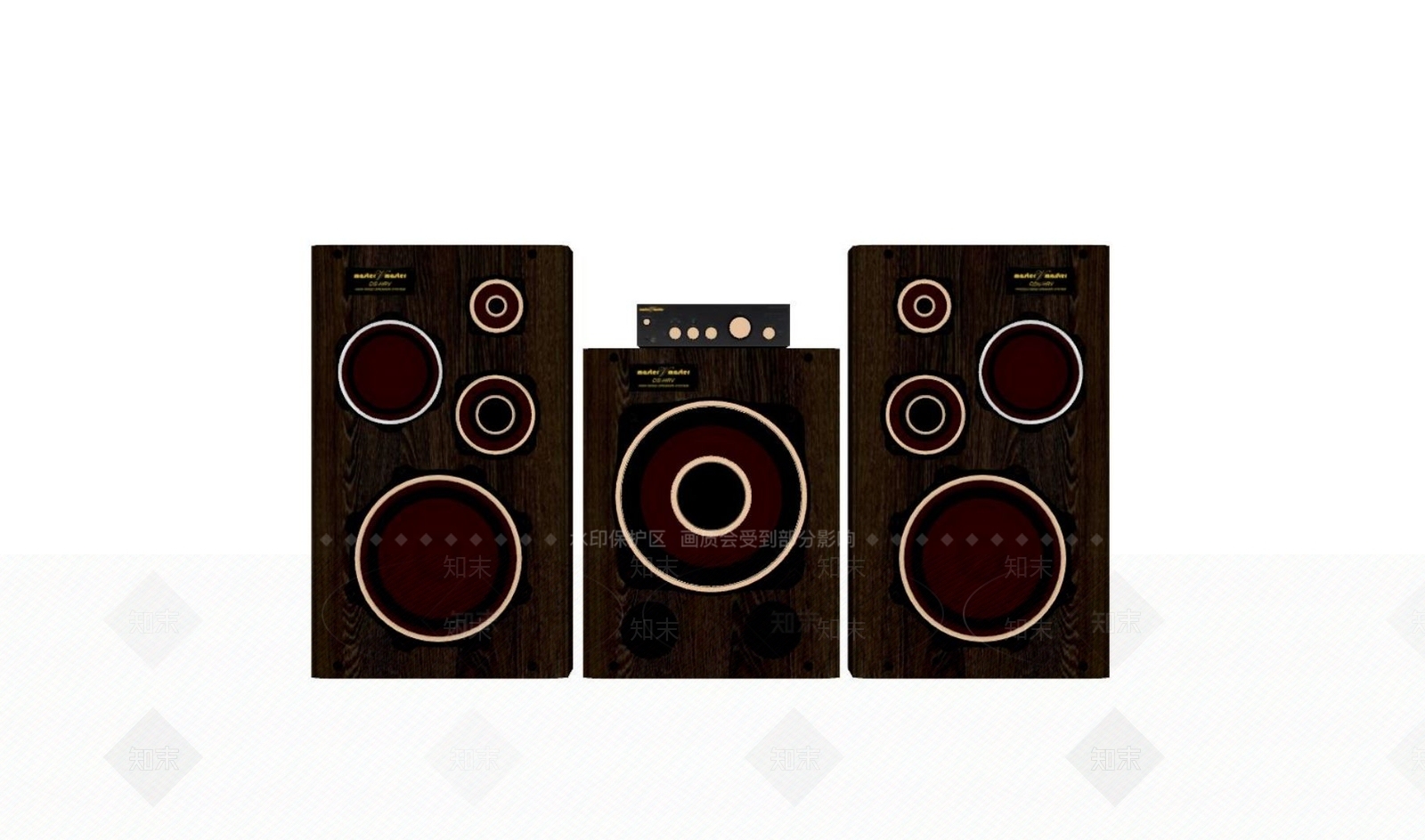 音箱SU模型下载【ID:1124747378】