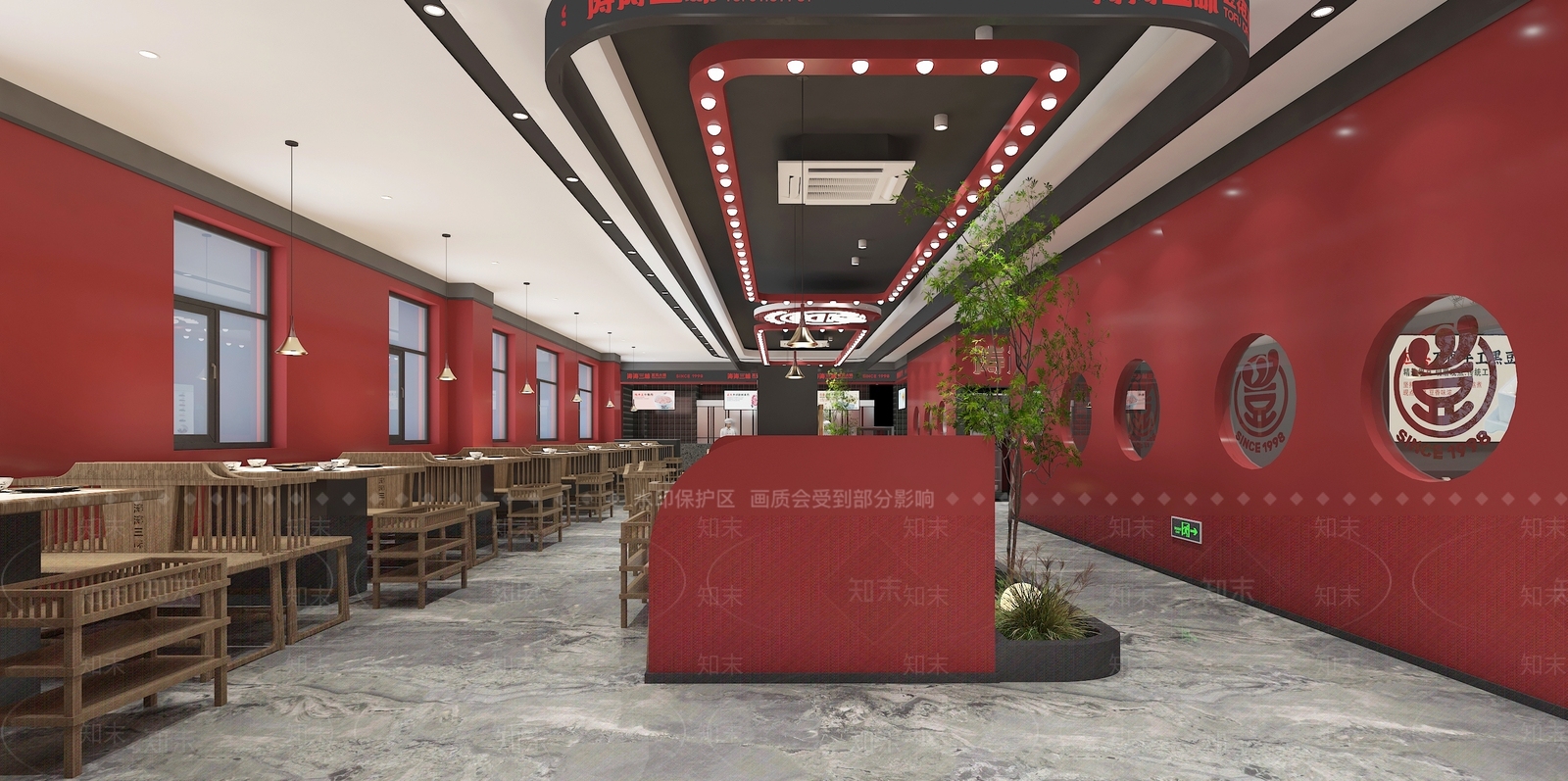 现代火锅店3D模型下载【ID:1124753230】