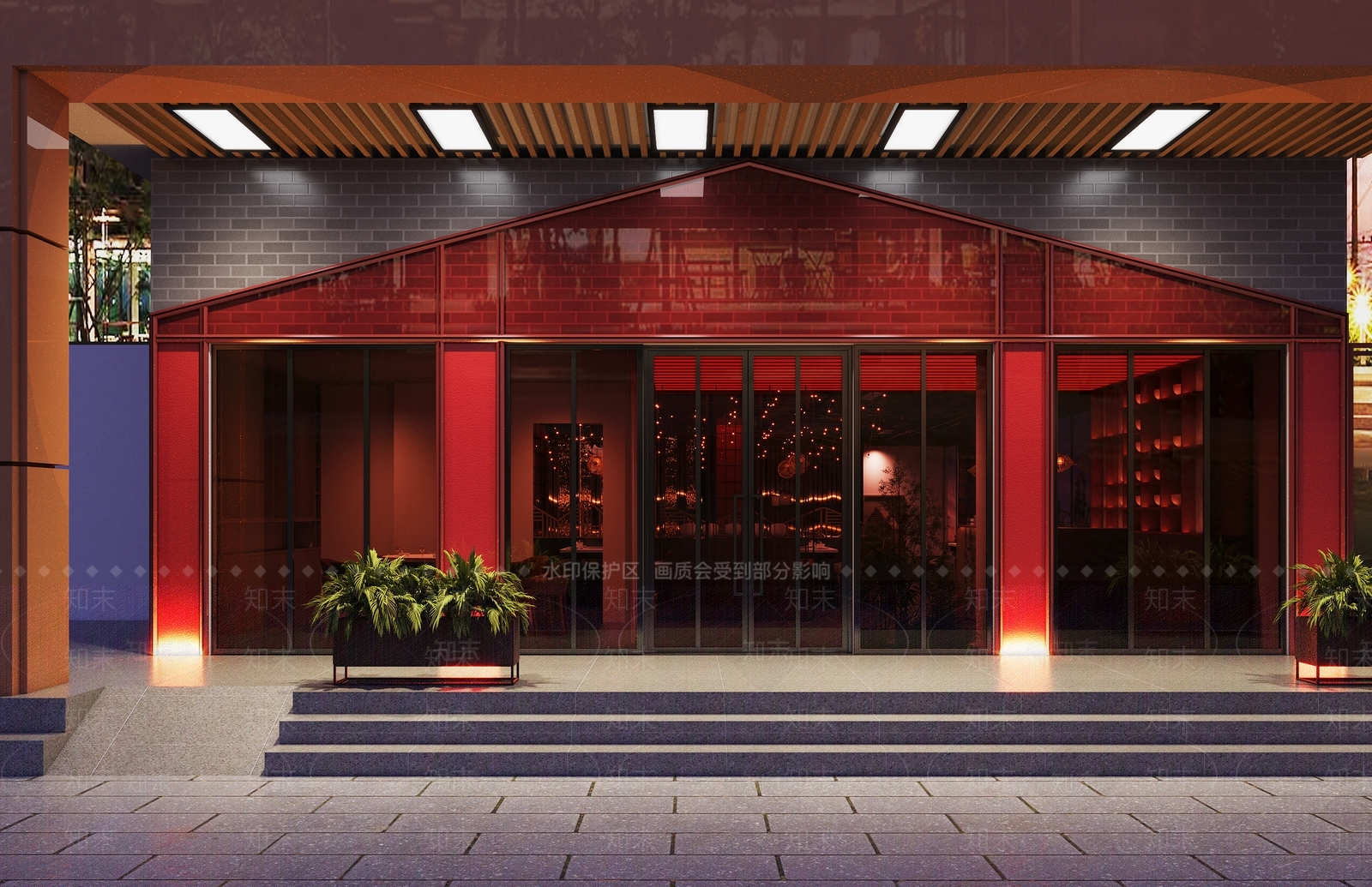 新中式火锅店3D模型下载【ID:1124759383】