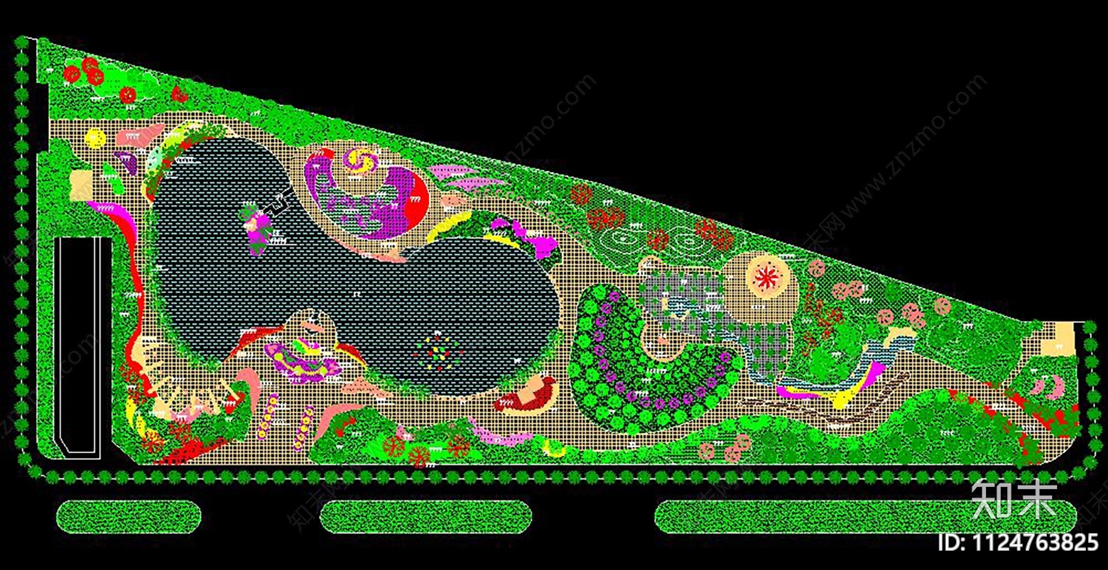 60套户外广场设计cad图纸cad施工图下载【ID:1124763825】
