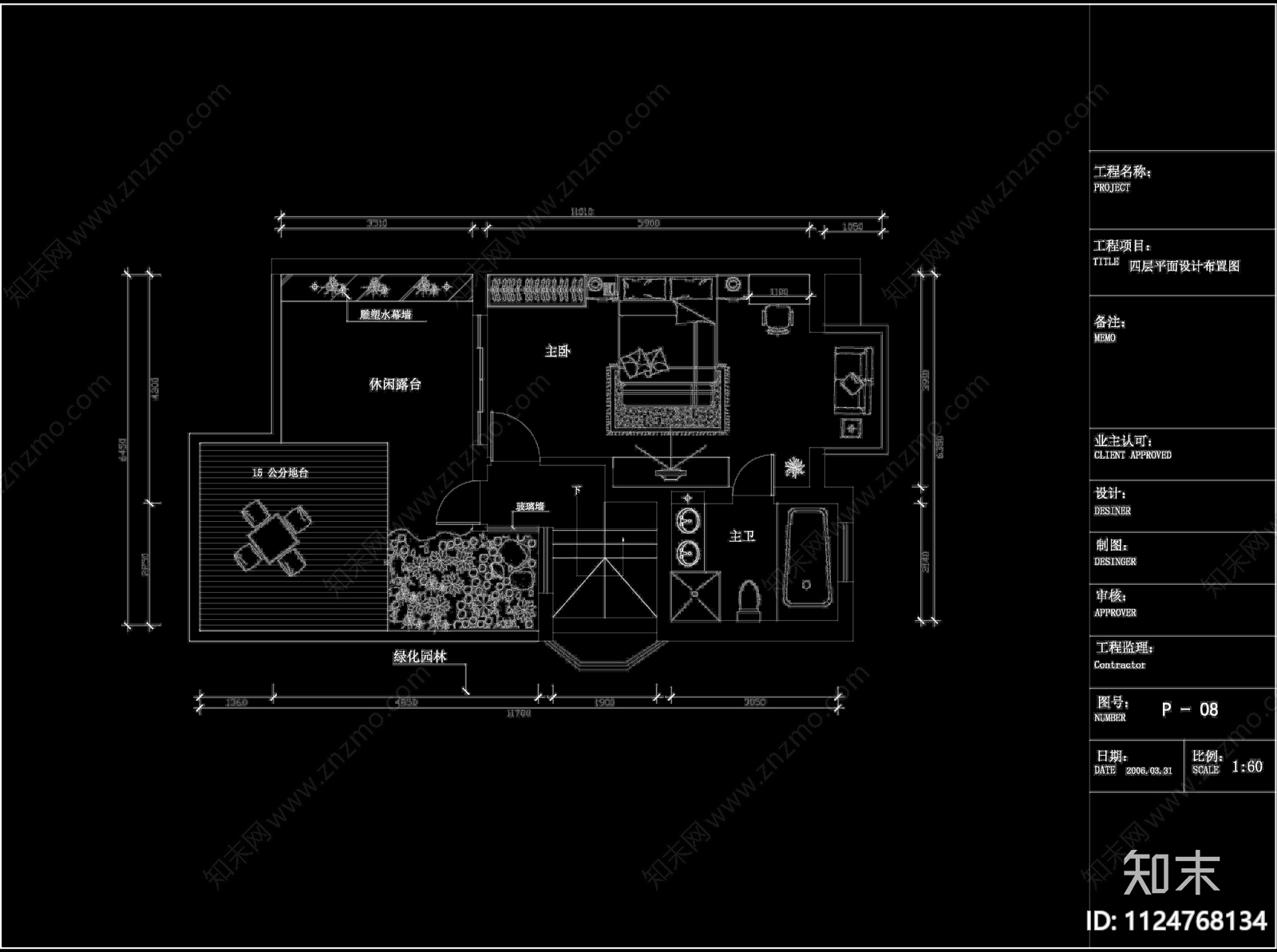 江西南昌别墅设计装修cad施工图下载【ID:1124768134】