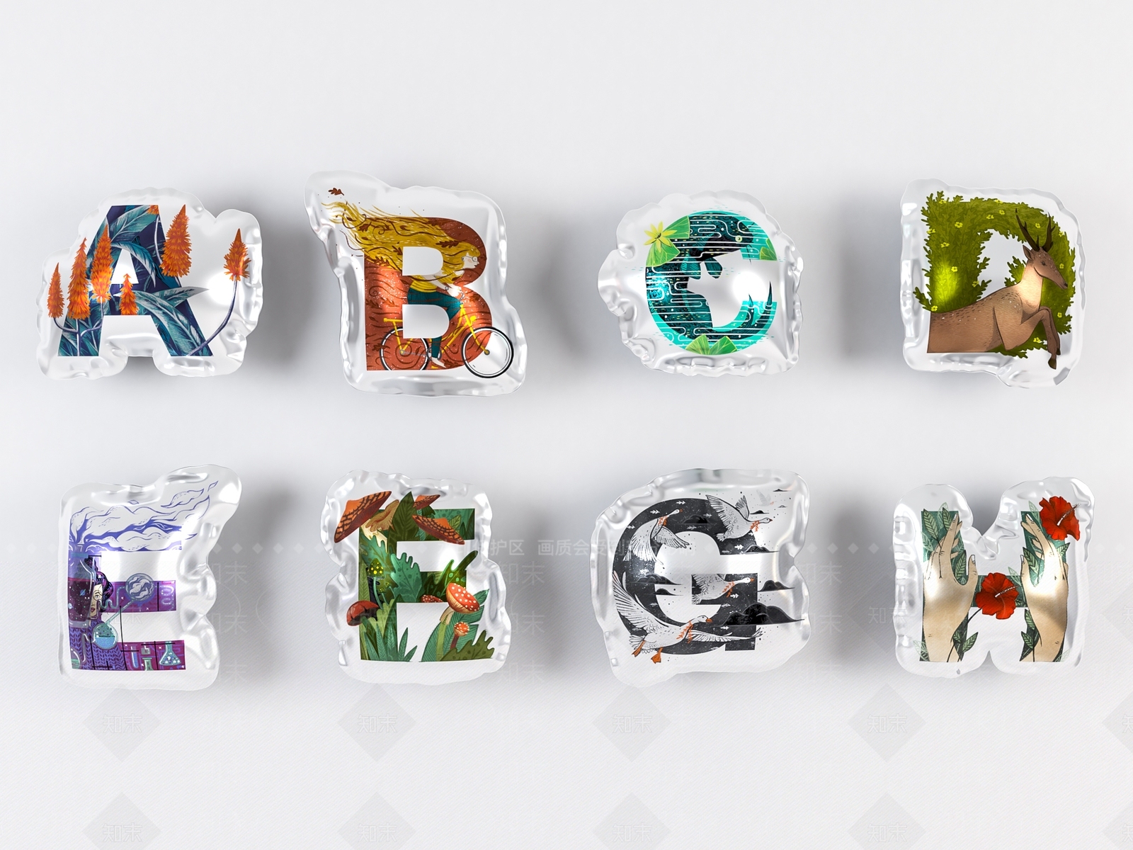 现代装饰气球3D模型下载【ID:1124800809】