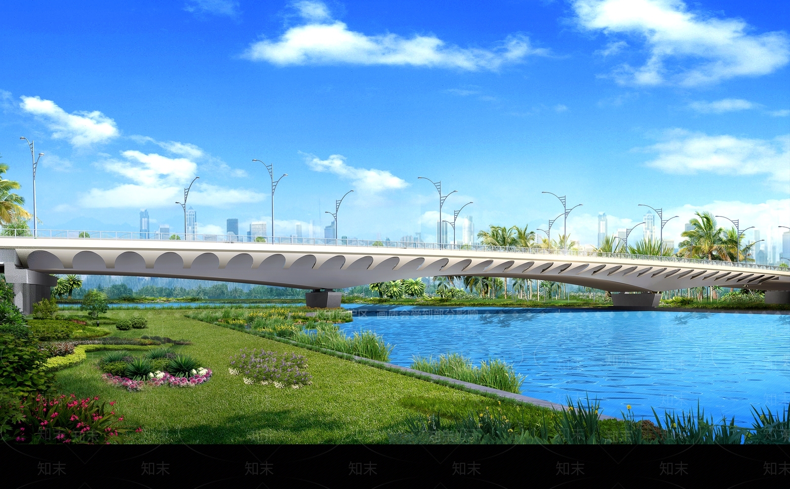 现代大桥SU模型下载【ID:1124808289】