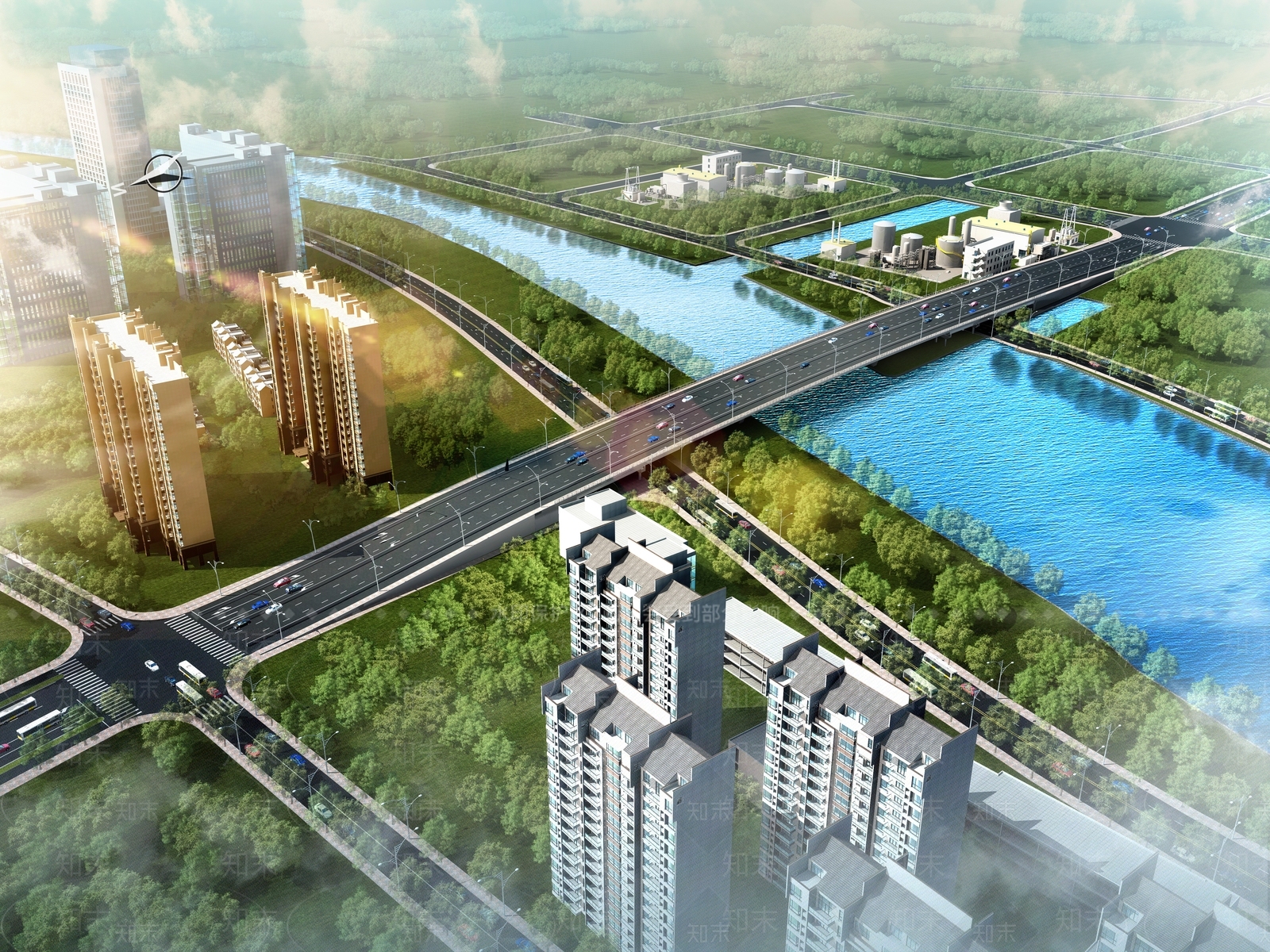 现代大桥SU模型下载【ID:1124808289】