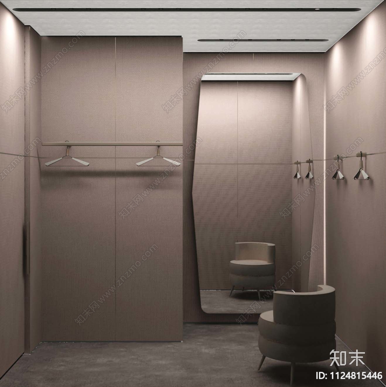 200m²服装店cad施工图下载【ID:1124815446】