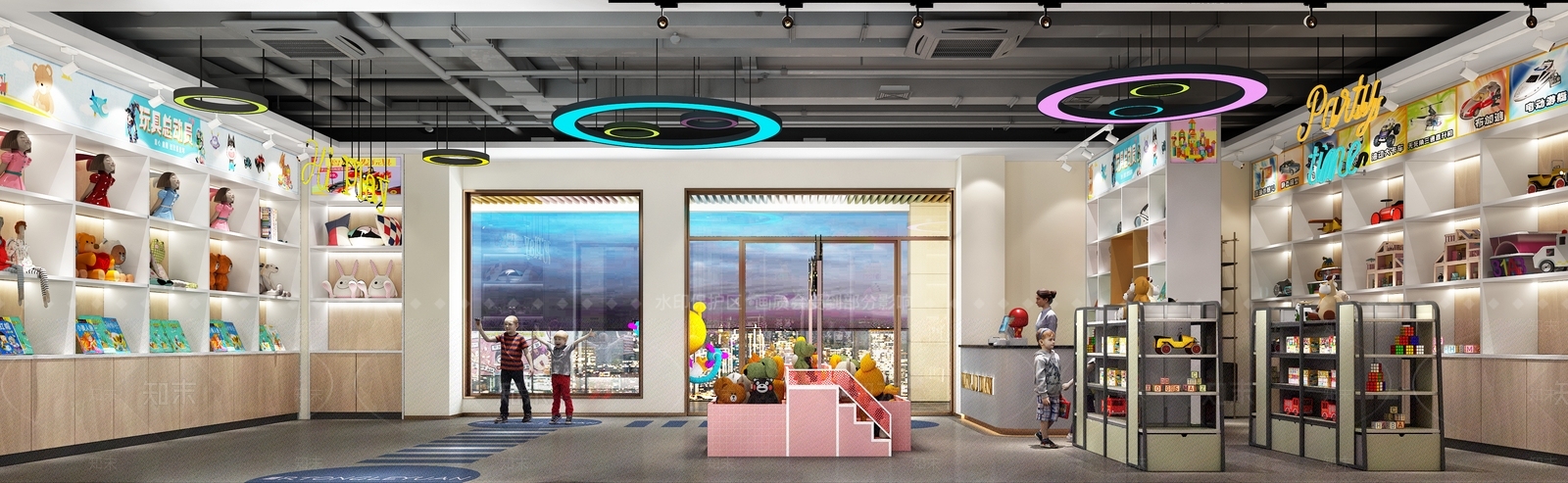 现代儿童玩具礼品店3D模型下载【ID:1124841728】