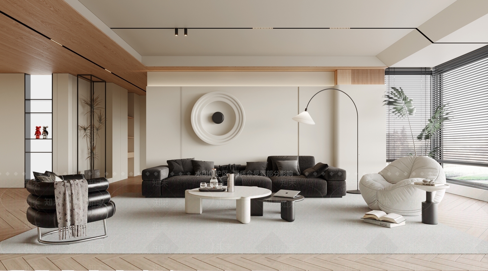 家居客厅SU模型精品下载_SketchUp模型_知末网