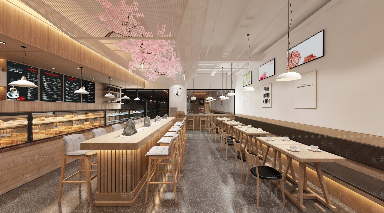 日式蛋糕店3D模型下载【ID:1124864336】