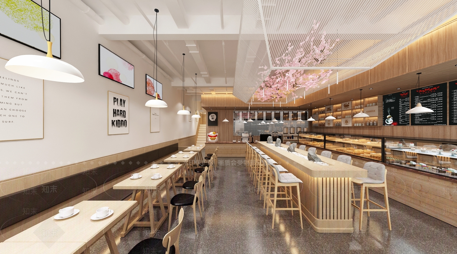 日式蛋糕店3D模型下载【ID:1124864336】