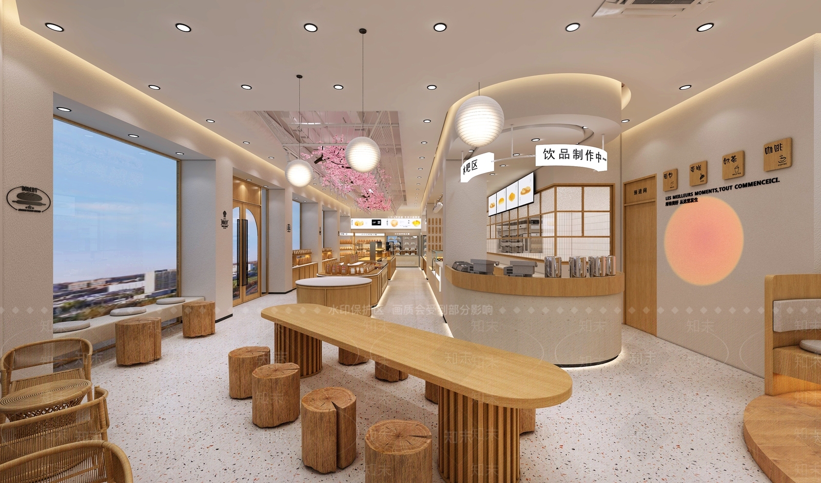 日式蛋糕店3D模型下载【ID:1124866302】