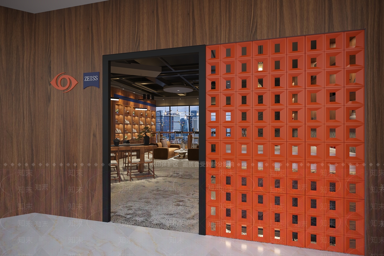 现代眼镜店3D模型下载【ID:1124888085】