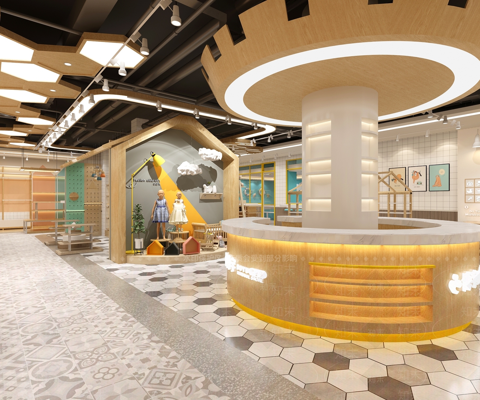 现代母婴店3D模型下载【ID:1125005843】