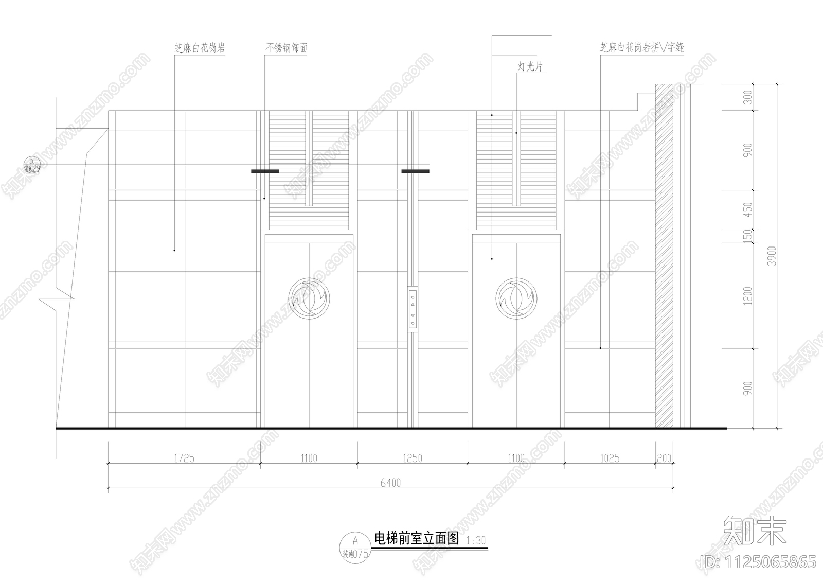 东风汽车展厅全套装修图cad施工图下载【ID:1125065865】