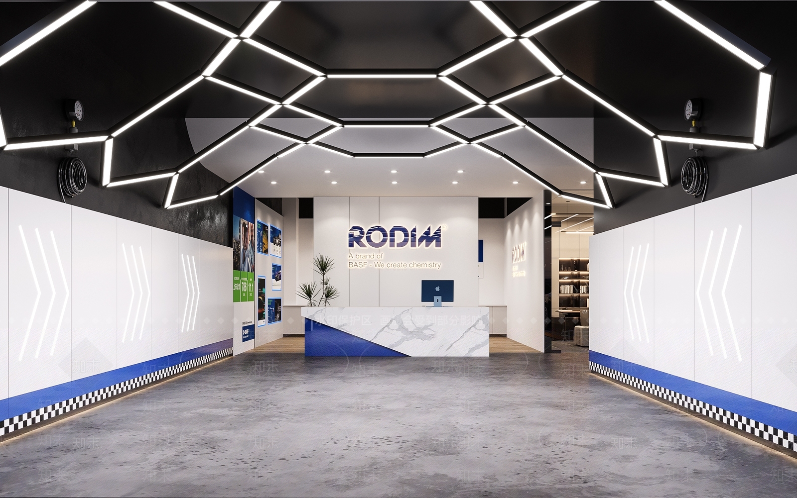 现代汽车美容店3D模型下载【ID:1124995379】
