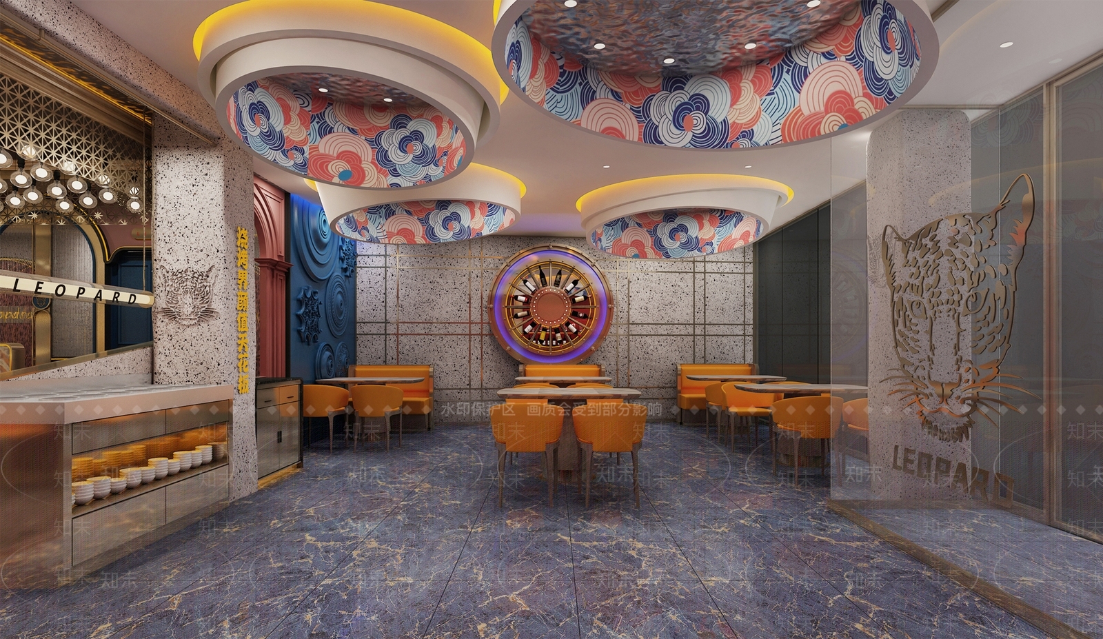 现代烧烤店3D模型下载【ID:1125001004】