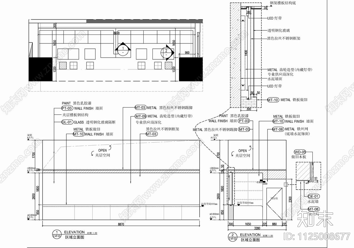 4000㎡KTV娱乐城CAD施工图下载【ID:1125008677】