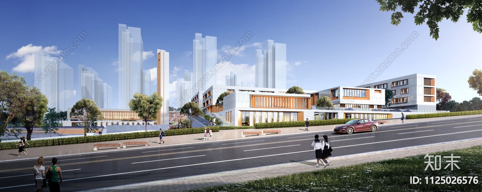 青啤小学cad施工图下载【ID:1125026576】