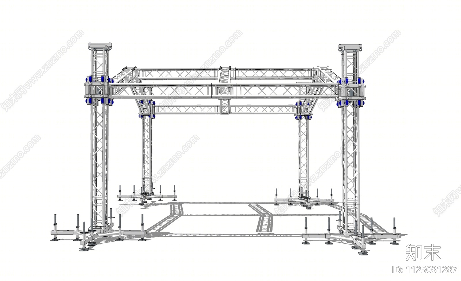 桁架SU模型下载【ID:1125031287】