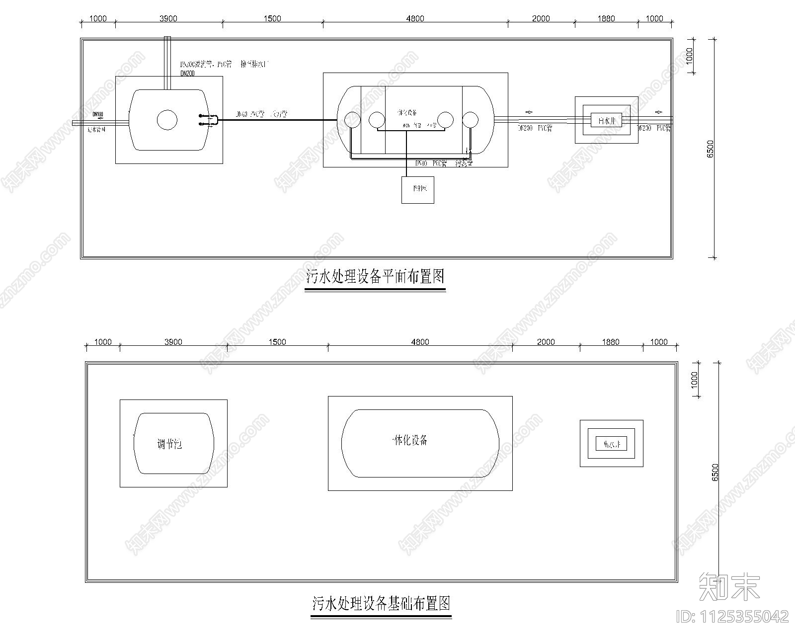 无动力设施详图cad施工图下载【ID:1125355042】