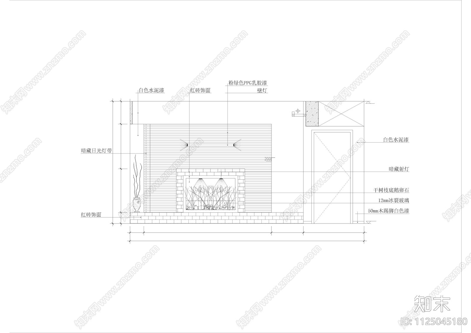 185套客厅装修图集施工图下载【ID:1125045180】