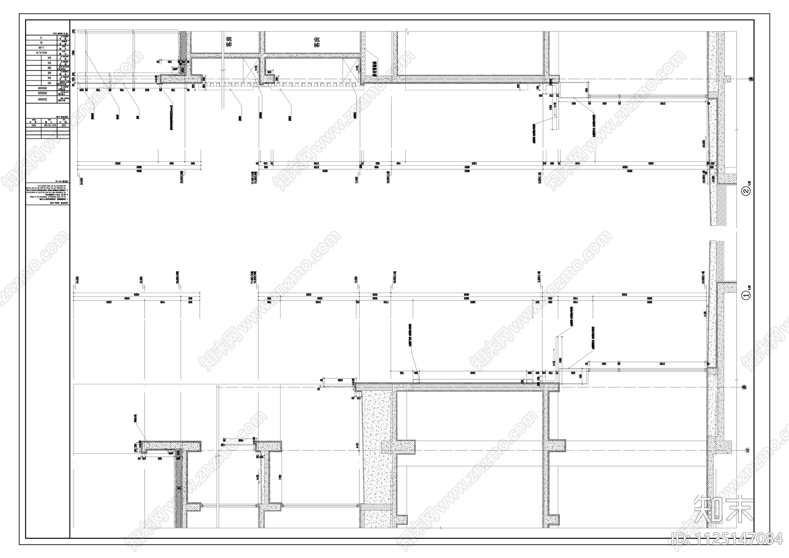 现代简约万科洱海路商场cad施工图下载【ID:1125147084】