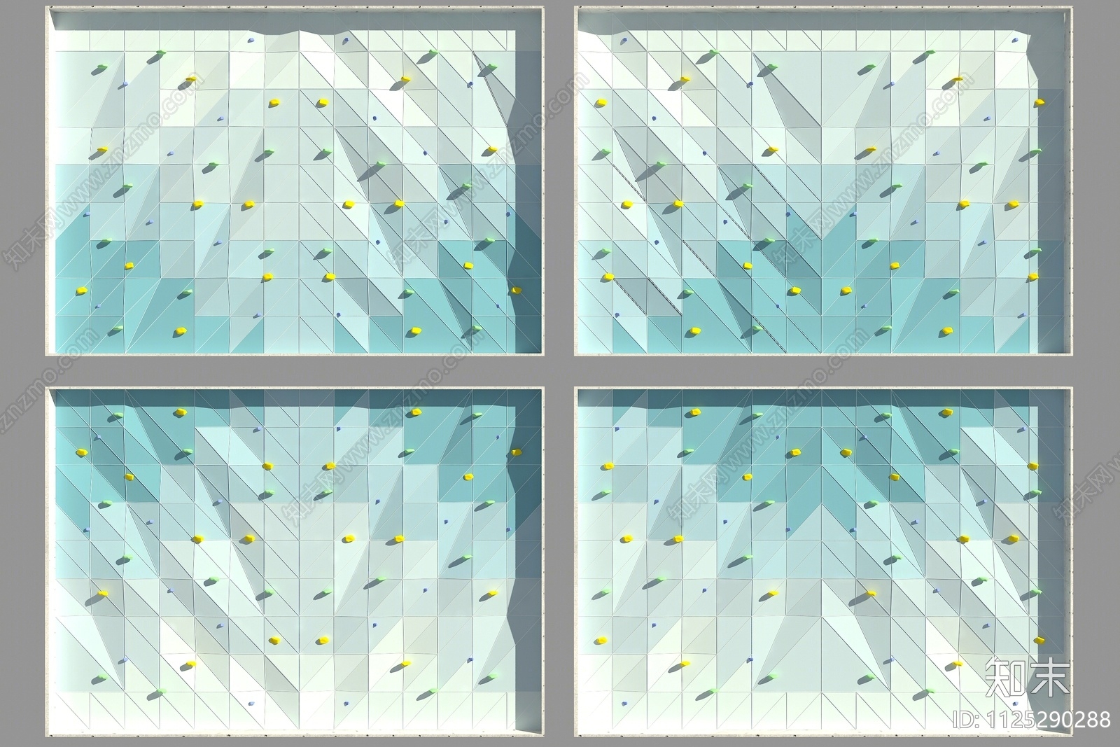 儿童攀岩墙3D模型下载【ID:1125290288】