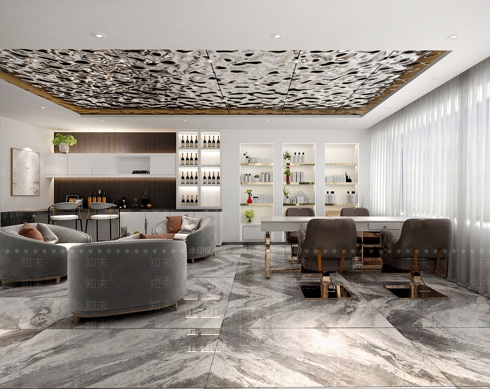 现代理发店3D模型下载【ID:1125483636】