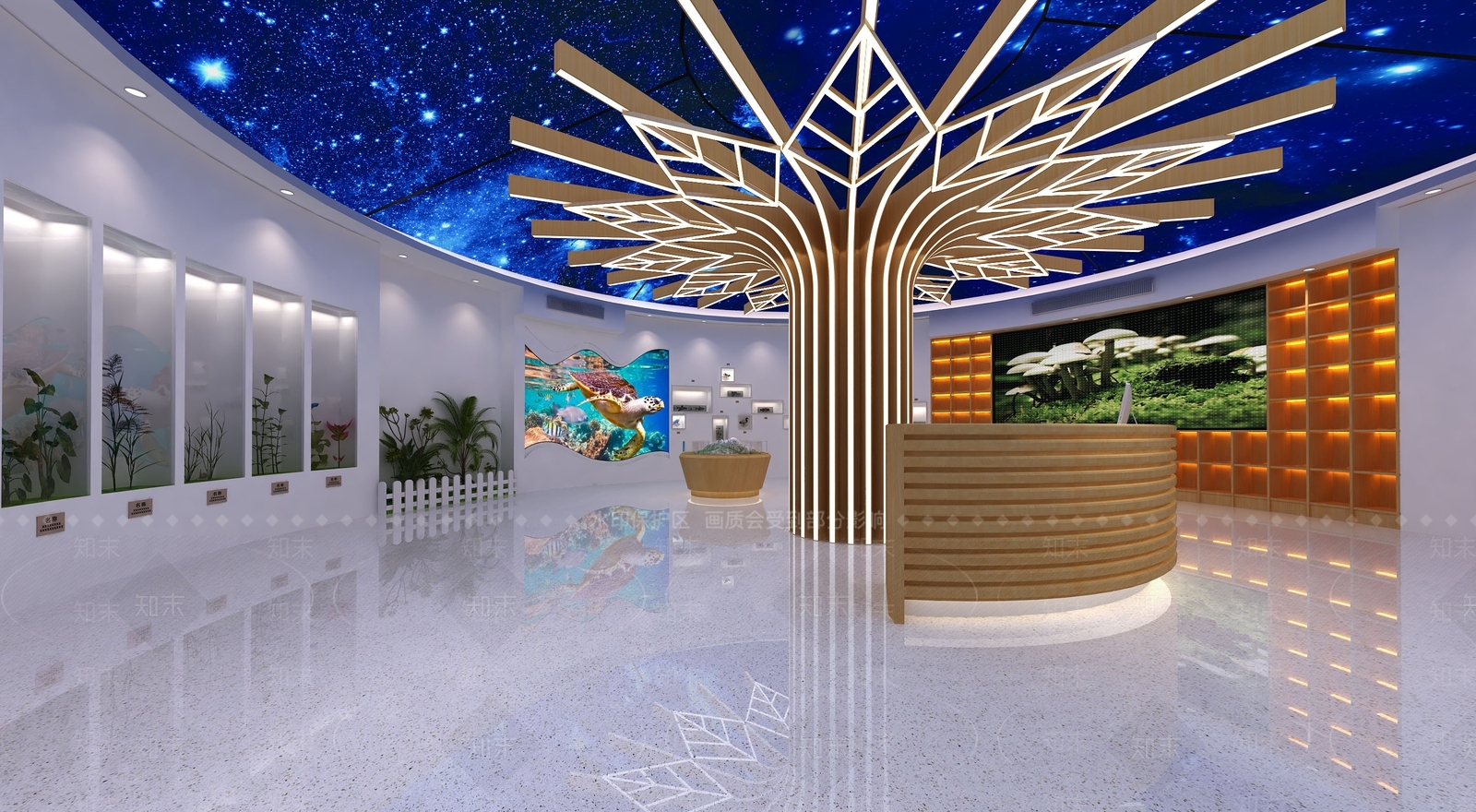 现代科技科普馆3D模型下载【ID:1125124782】