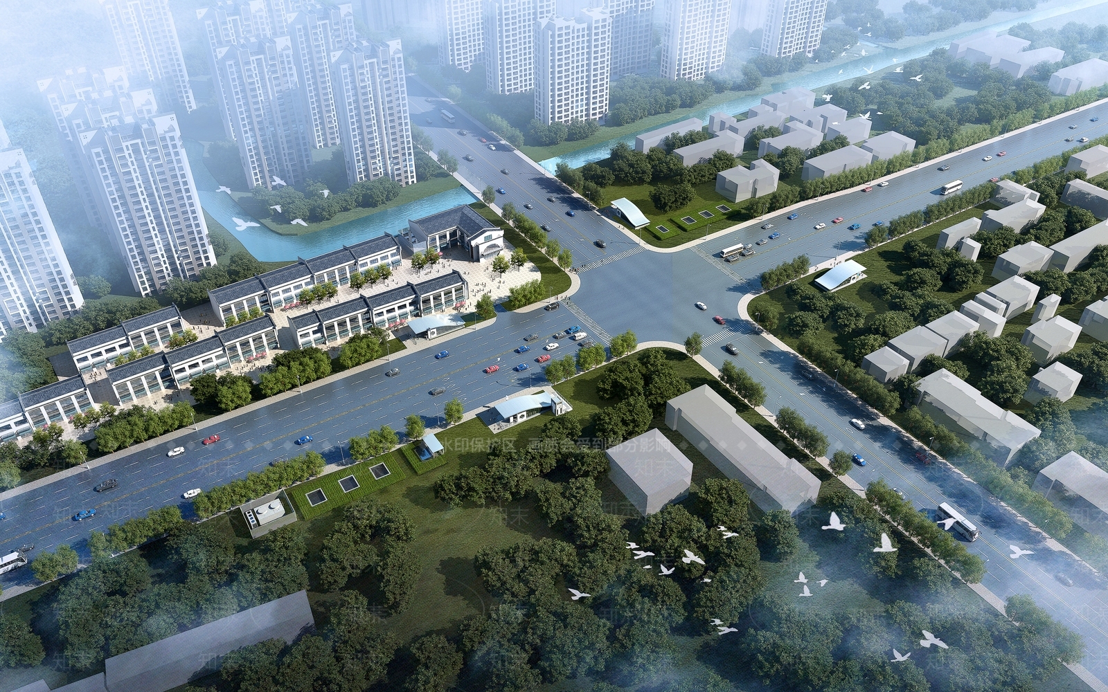 现代城市地铁出入口3D模型下载【ID:1125152513】