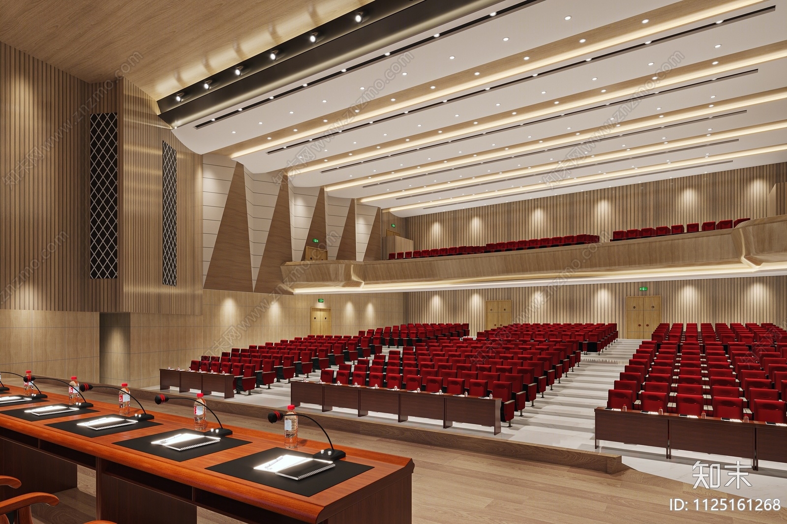 现代报告厅3D模型下载【ID:1125161268】